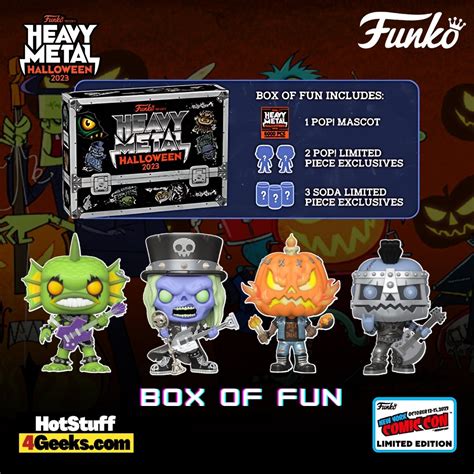 funko heavy metal halloween box|Funko Pop! HEAVY METAL HALLOWEEN BOX OF FUN .